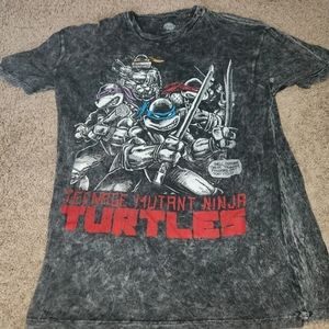 Teenage Mutant Ninja Turtles 2014 Shirt Size XL TMNT Retro 1984 Grey Gray